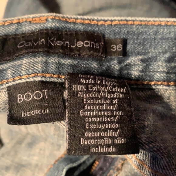 Calvin Klein 36/32 Bootcut Jeans - Picture 7 of 9